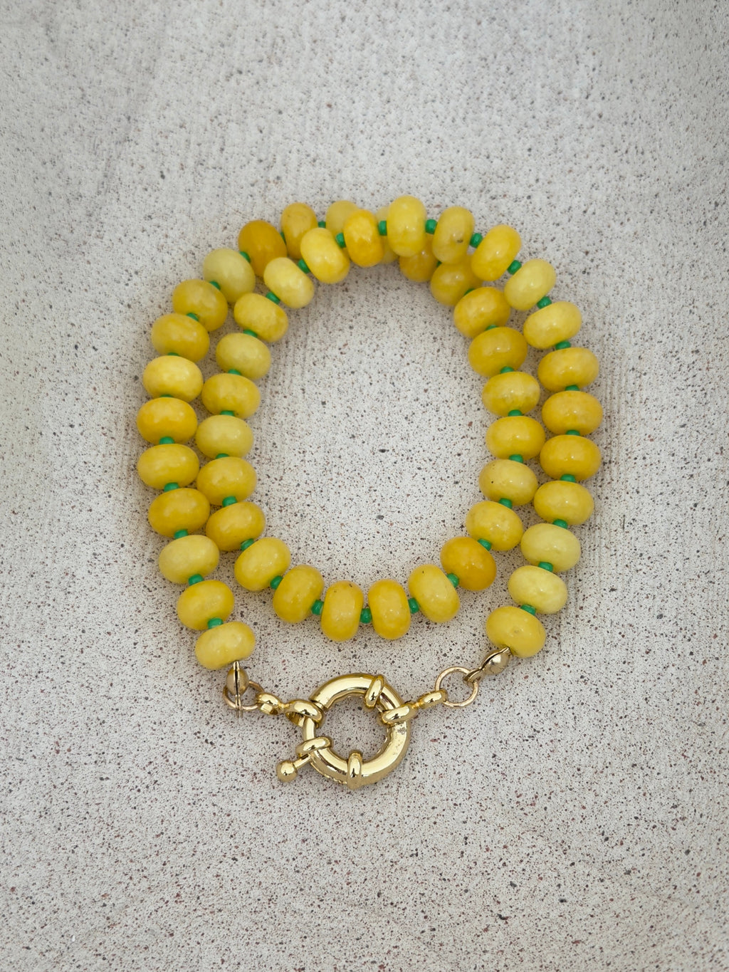 Yellow necklace