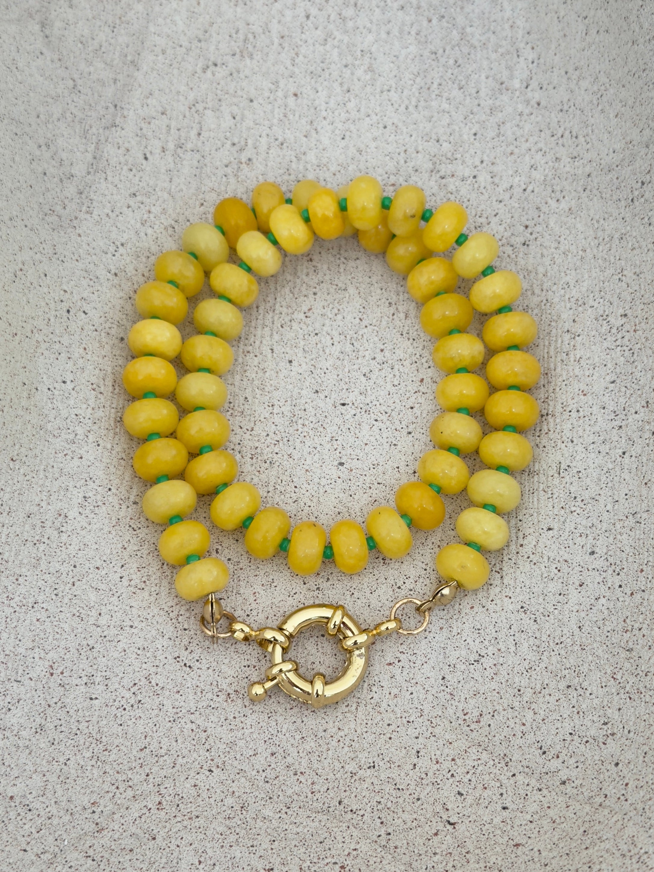 Yellow necklace