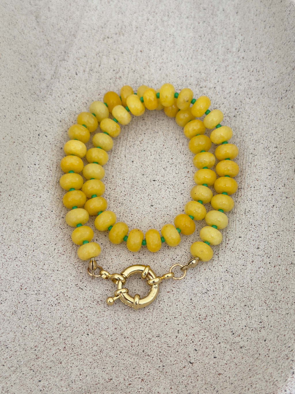 Yellow necklace