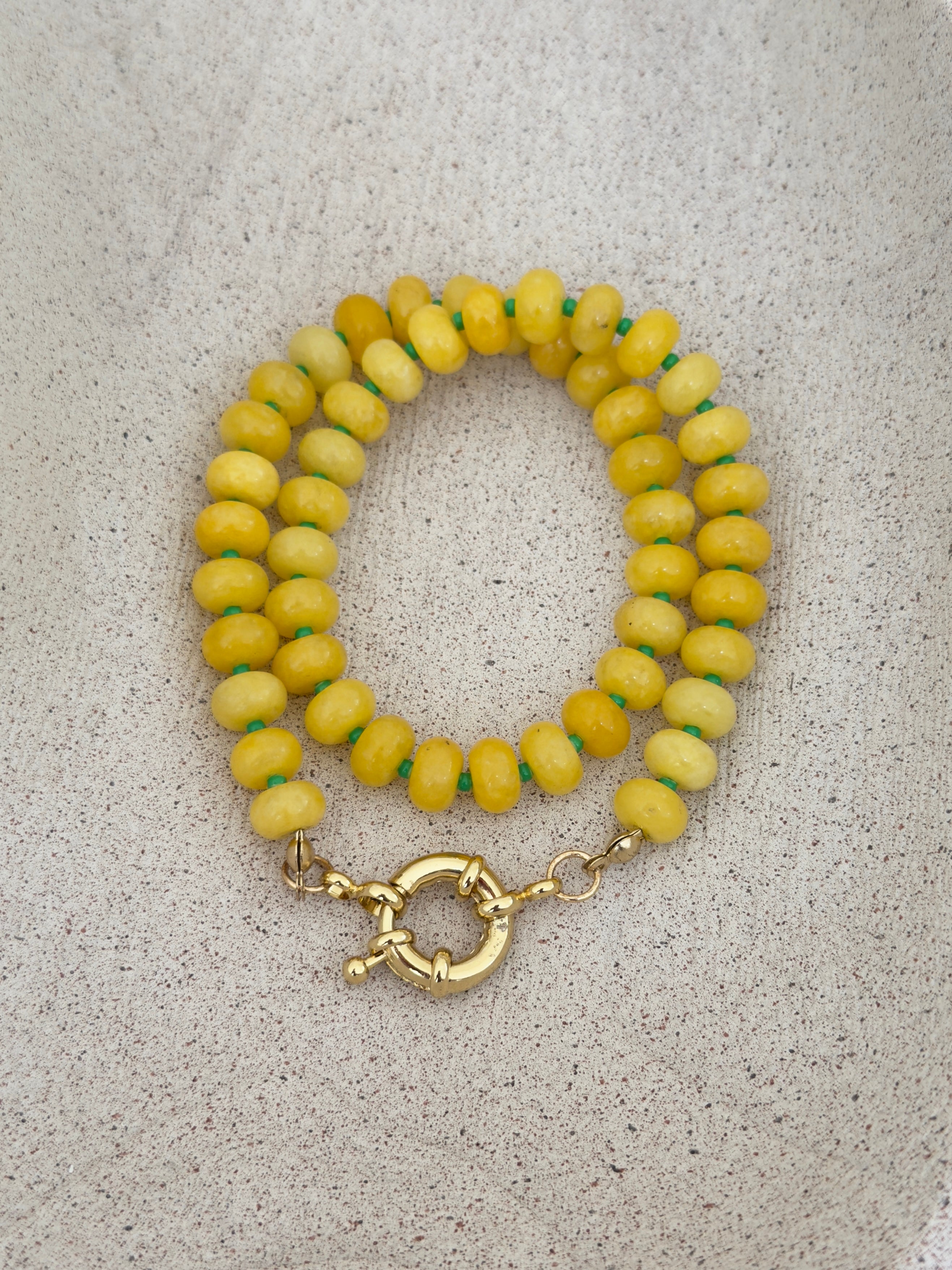 Yellow necklace